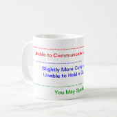 Tasse somnolente de buveurs de café (Devant gauche)