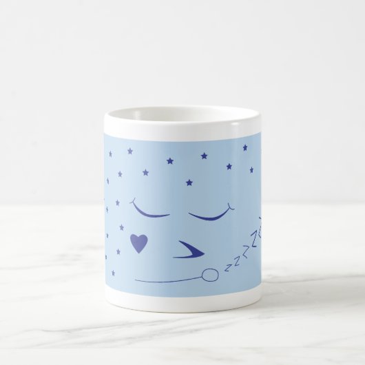 Tasse somnolente de visage (Centre)