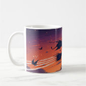 Tasse Sorcière Volante | Mug Café Classique Hallow (Gauche)