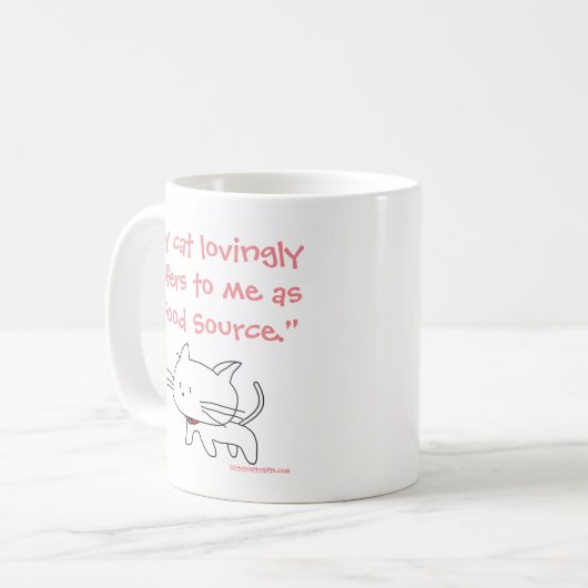 Tasse "Source de nourriture" pour chat (Devant gauche)