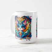 Tasse Sourire Plus, Inquiétez-vous Moins (Devant gauche)