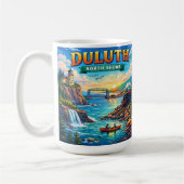 Tasse souvenir de Duluth North Shore Minnesota (Gauche)