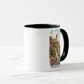 Tasse souvenir du phare de Split Rock, Duluth, MN (Devant droit)