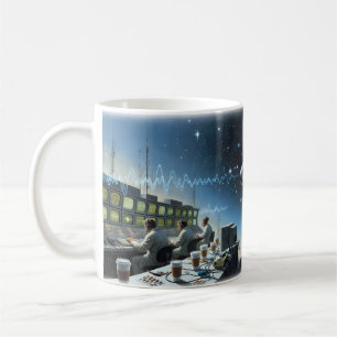 Tasse Space Oddity — Lancement de fusée et Cosmos