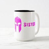 Tasse spartiate de soeurs (Devant droit)