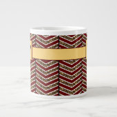 Tasse spéciale à motif chevron imprimé léopard (Devant)