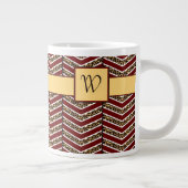 Tasse spéciale à motif chevron imprimé léopard (Droite)