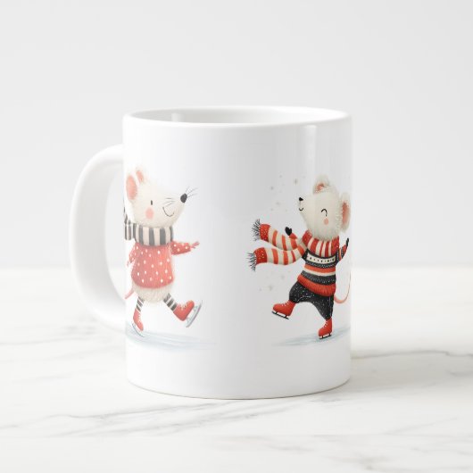 Tasse spéciale Amis Souris d'Hiver (Devant gauche)