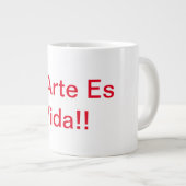 Tasse spéciale Art Is Life (Devant droit)