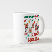 tasse spéciale café toit de Noël (Devant droit)