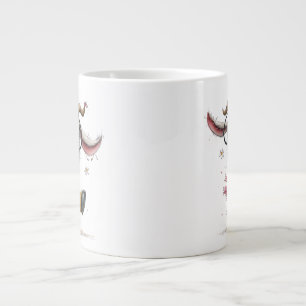 Tasse Spéciale Chèvre Fantaisiste avec Lunettes