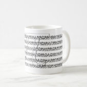 Tasse spéciale de pi pour le geeks de maths (Devant droit)