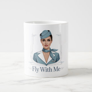 Tasse spéciale d'hôtesse de l'air scandinave