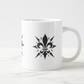 Tasse spéciale "Fleur-de-lis stylisée" (Droite)