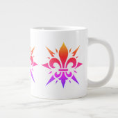 Tasse spéciale "Fleur-de-lis stylisée" (Droite)