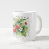 Tasse spéciale Fraises et fleurs (Devant droit)
