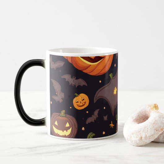 tasse spéciale Halloween design (Avec donut)