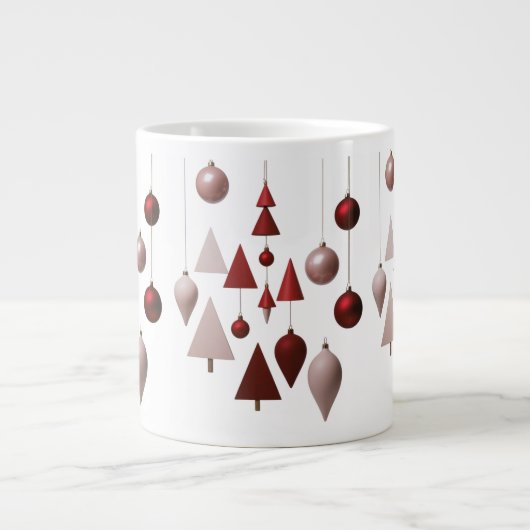 Tasse Spéciale Jumbo (Thème Rose Gold/Rose) (Devant)