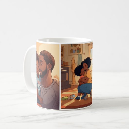 Tasse spéciale mère et fête des pères (Devant gauche)