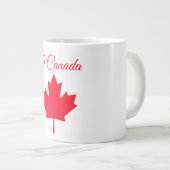 Tasse spéciale O Canada & feuille d'érable canadie (Devant droit)