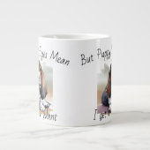 Tasse spécialité aquarelle drôle marron blanc CHIE (Devant)