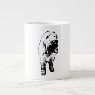 Tasse Spinone Italiano – Chien debout en encre Art