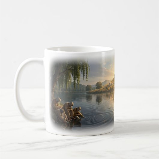 Tasse spirituelle des Rivières de Babylone (Gauche)