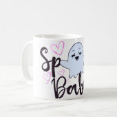 Tasse Spooky Babe | Mug à Café Halloween Mignon (Devant gauche)