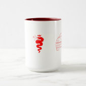 Tasse sportive de coeur de Gtv d'araignée d'alpha (Centre)