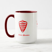 Tasse sportive de coeur de Gtv d'araignée d'alpha (Gauche)