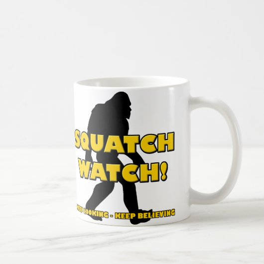 Tasse Squatch Watch Drôle Sasquatch Bigfoot Yéti (Droite)