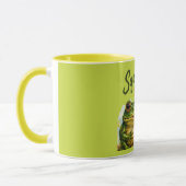 Tasse Squeeze the Day Trim Jaune (Gauche)