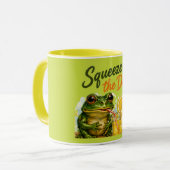 Tasse Squeeze the Day Trim Jaune (Devant gauche)