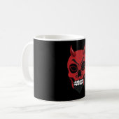 Tasse squelettique de démon de crâne de diable (Devant gauche)