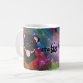 Tasse staffy noire (Devant gauche)