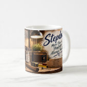 Tasse Stepdad More Than a Stepfather (Devant droit)