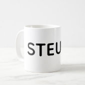 Tasse STEUPS. Édition minimaliste (Devant gauche)