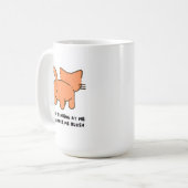 Tasse Stop à ton regard, tu me fais rougir (Devant gauche)