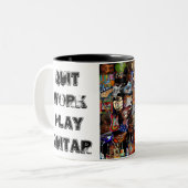 Tasse stoppée importante de guitare de jeu de (Devant gauche)