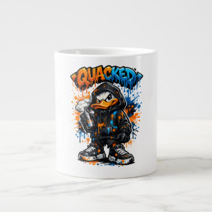 Tasse Streetwear Graffiti de Canard qui Cancane