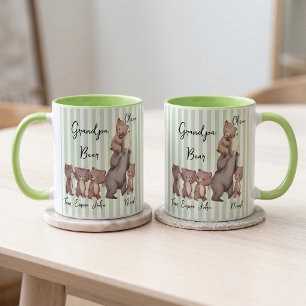 Tasse Stripe Daddy Bear Cadeau de la Fête des Père