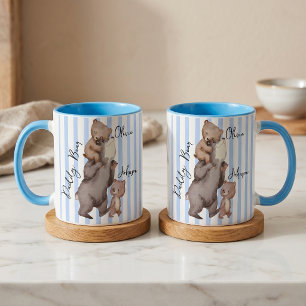 Tasse Stripe Daddy Bear Cadeau de la Fête des Père