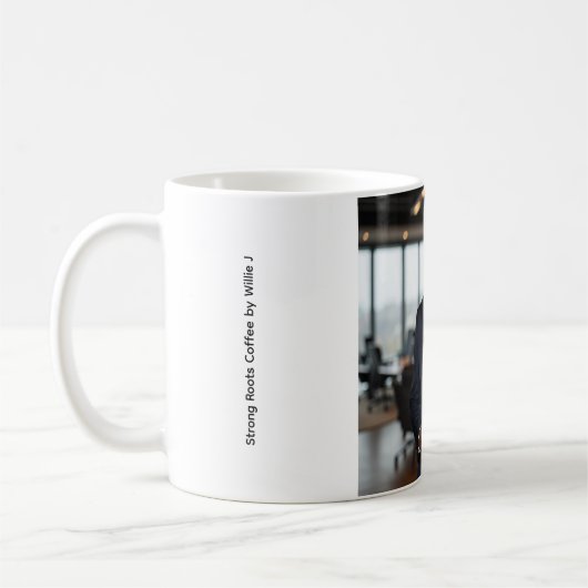 Tasse Strong Roots Vibrations Positives & Énergie  (Gauche)