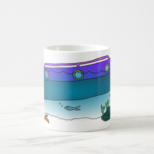 Tasse submergée de bateau (Centre)