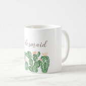 Tasse succulente de demoiselle d'honneur de (Devant droit)