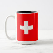 Tasse suisse de drapeau (Gauche)
