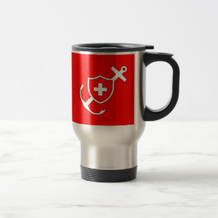 Tasse suisse véritable de marine