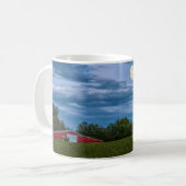 Tasse Super Flower Moon Over A Barn Café (Devant gauche)