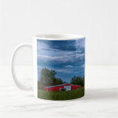 Tasse Super Flower Moon Over A Barn Café (Gauche)