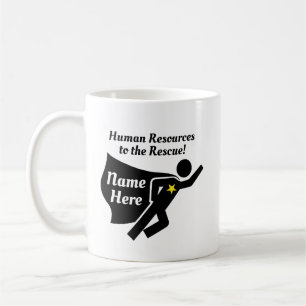Tasse Super-héros du Bureau des Ressources Humaine